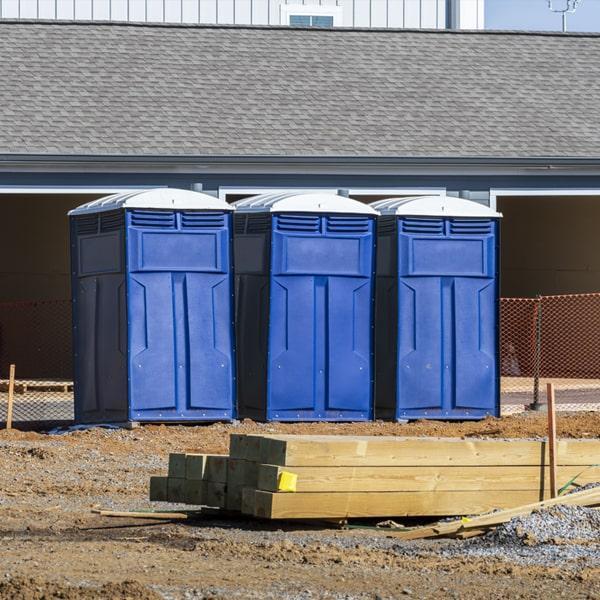 Heavy-duty construction site porta potty in RICE LAKE, WISCONSIN